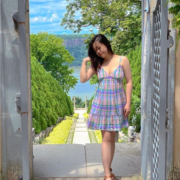 Plaid sun dress - Picture 1 of 4